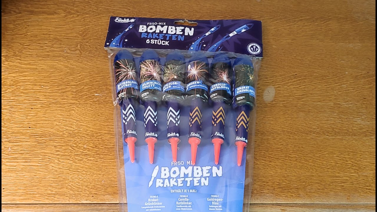 Rakiety Bomben Raketen FR-50MIX Funke - Mocne Rakiety