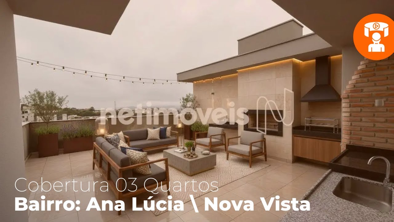 VENDA: COBERTURA 03 QUARTOS - ANA LÚCIA/ NOVA VISTA - SABARÁ/ MG (CÓDIGO: 1043624)