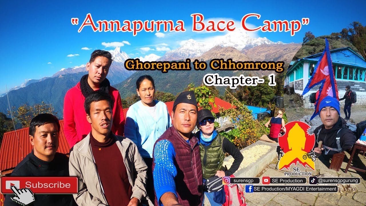 Trekking to Annapurna Base Camp || Chapter -1_ABC Trek || Ghorepani to Chhomrong