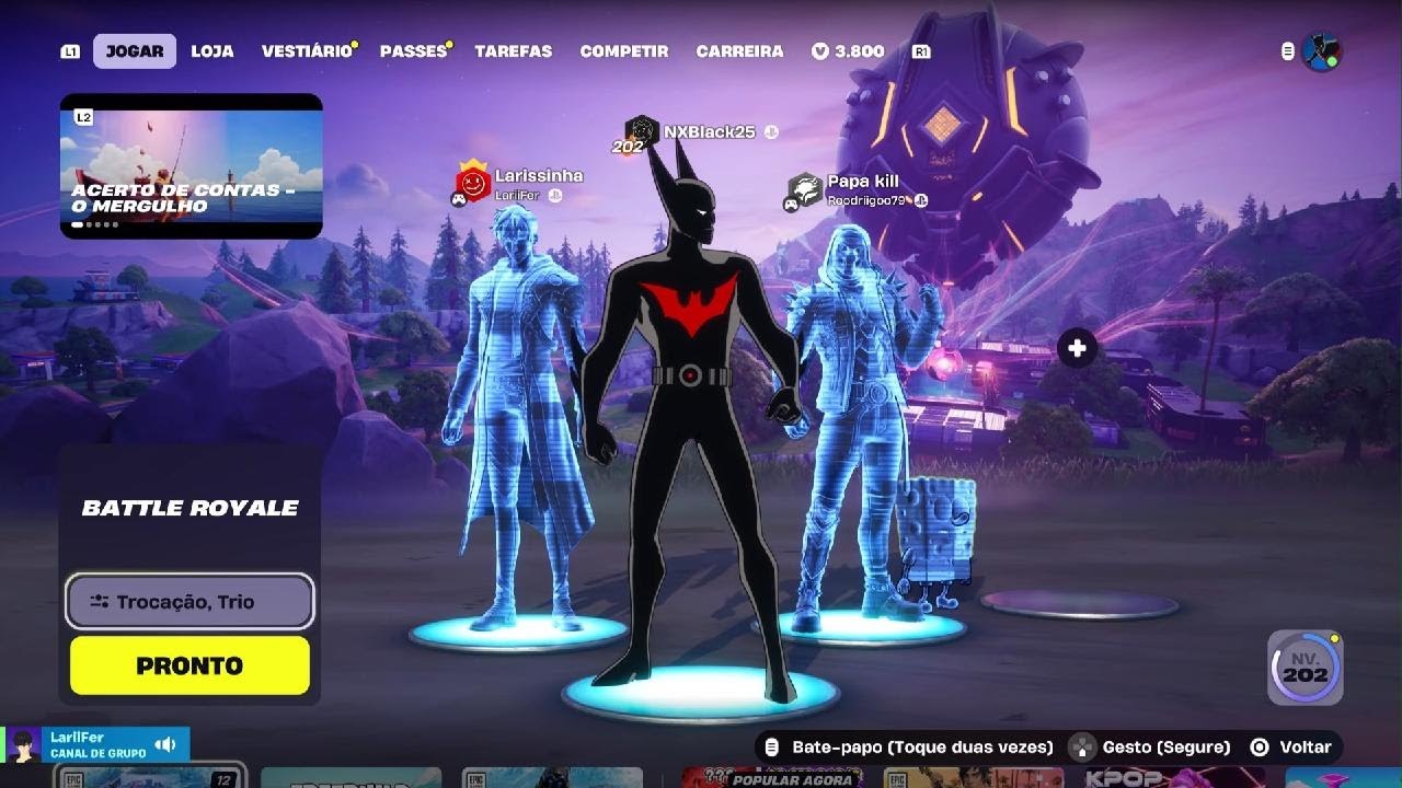 O BATMAN DO FUTURO É UMA SKIN MUITO BEM FEITA