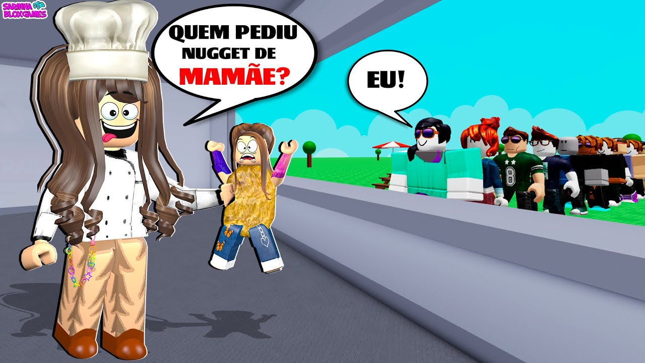 RECEITAS DE COMIDAS MALUCAS COM MINHA MÃE!! CRAZY CHEFS! 👨‍🍳 ROBLOX