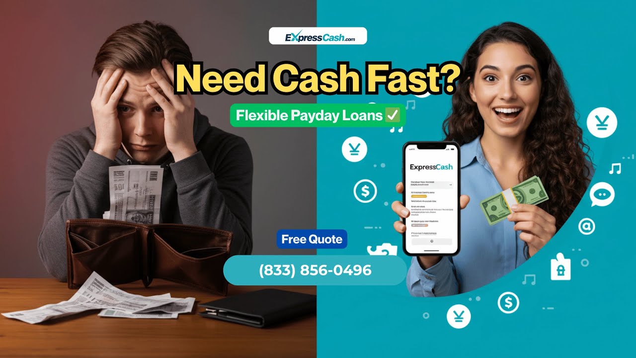 💸 Fast Payday Advances with Flexible Repayment Options | ExpressCash.com