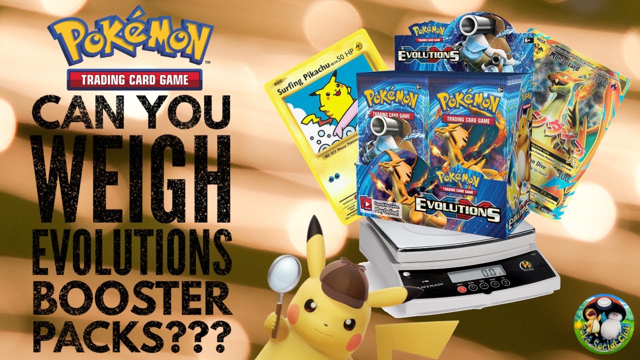 *HEAVY OR LIGHT???* - Weighing Pokemon XY Evolution Booster Packs - Is Heavy Actually Good???