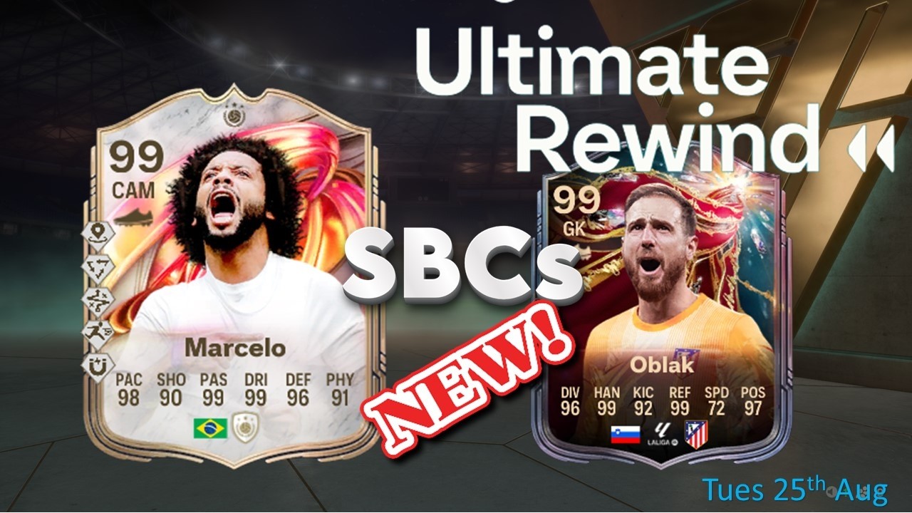FC26 |    2 x 99 rated SBCs today!  Marcelo & Oblak!   Plus REPEATABLE FUTTIES player pick!