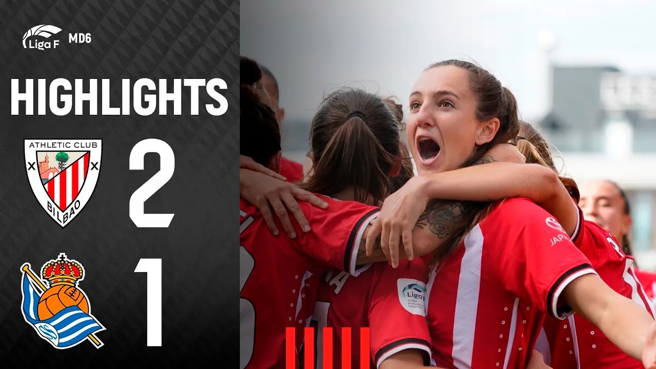 RESUMEN | Athletic Club 2-1 Real Sociedad | Liga F 2023-24 MD6