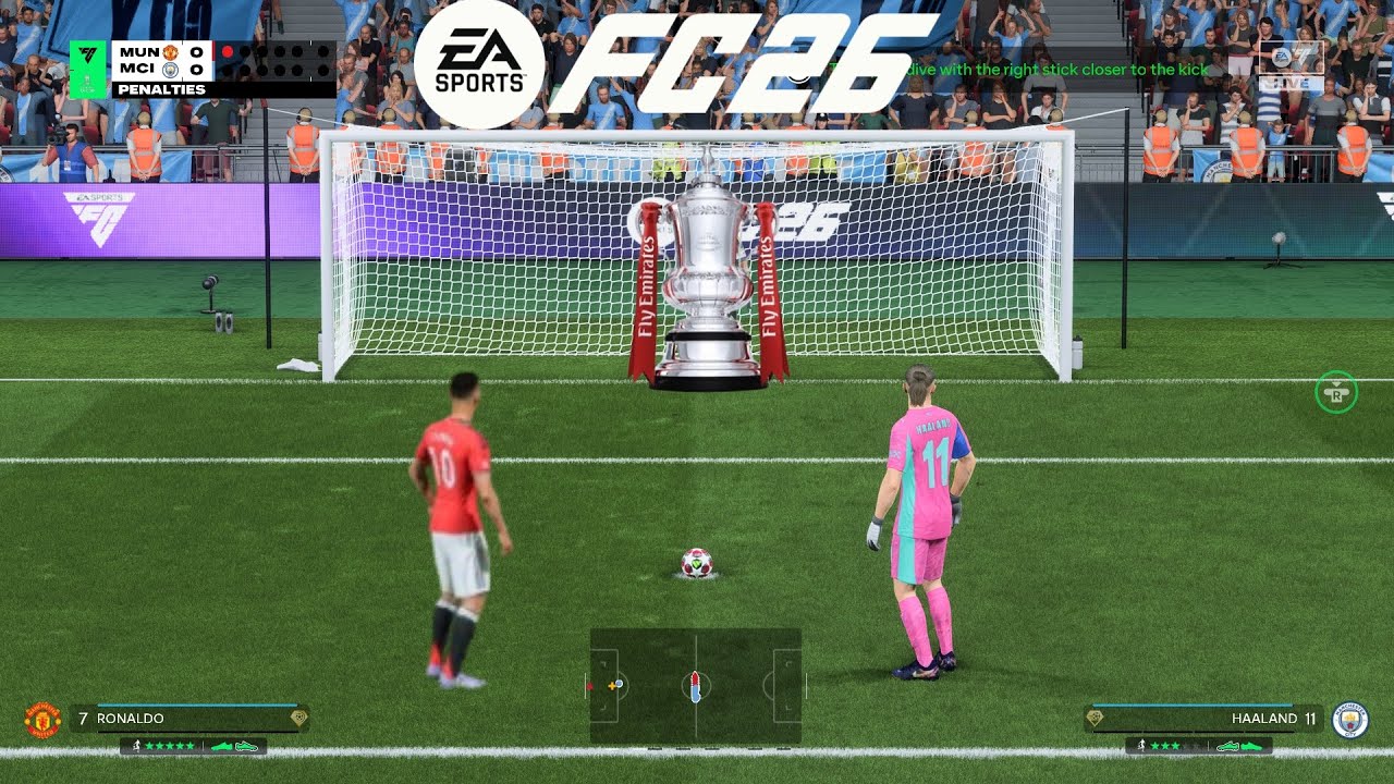 Manchester united vs Manchester city Ronaldo vs haland PS5 Pro