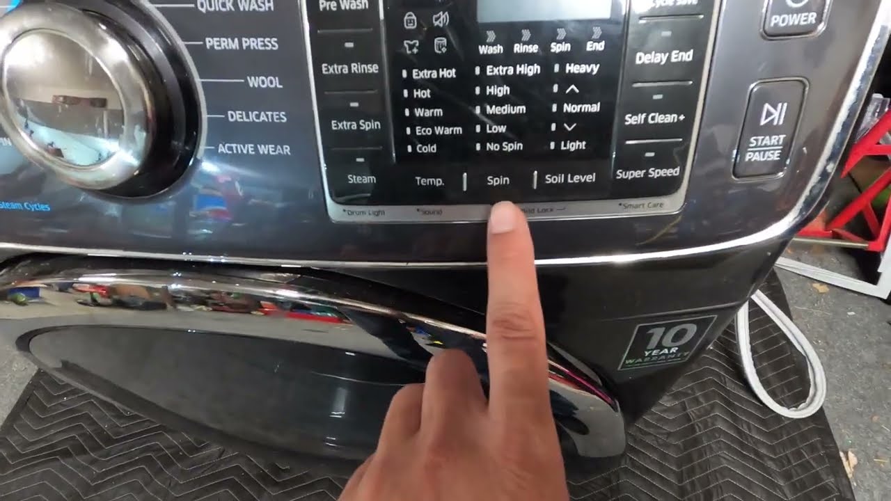 Как войти в режим отжима и тестирования на Samsung своими руками