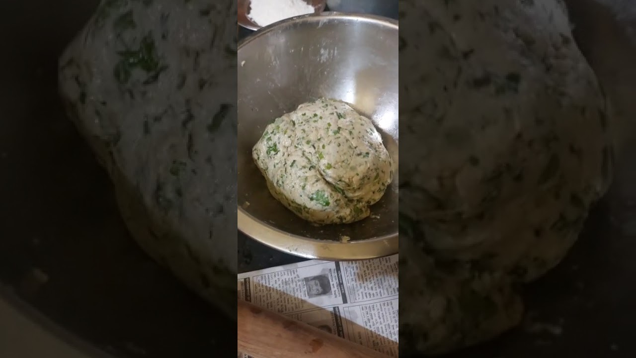 Palak paratha 