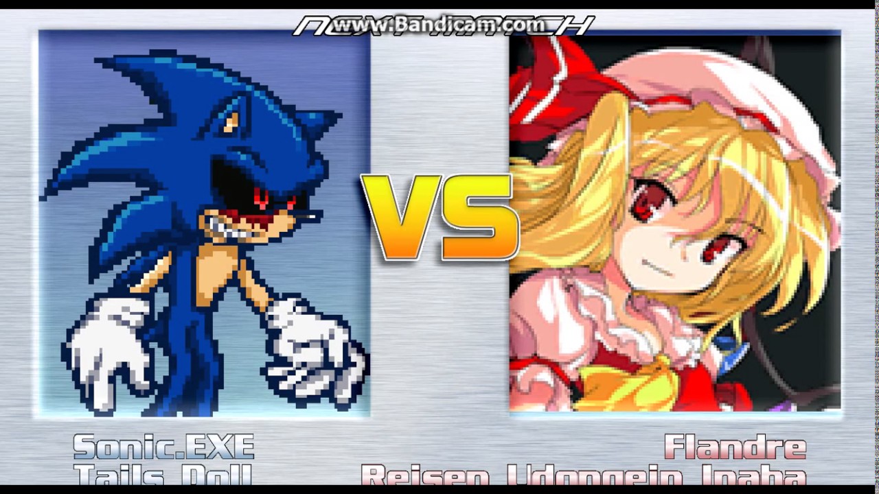 mugen Sonic.exe vs Flandre Scarlet (plus 2v2 rematch)