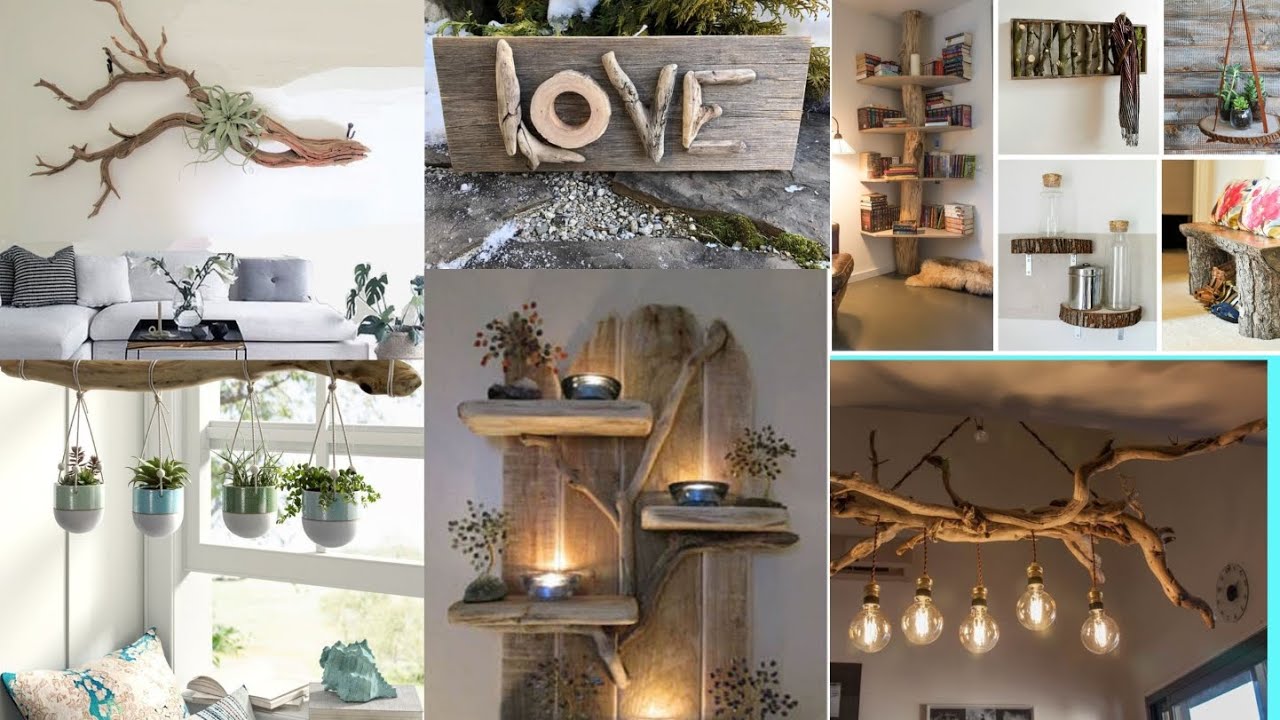 Creative | Easy | Cheap | Rustic | Driftwood DIY home Decos ideas ..