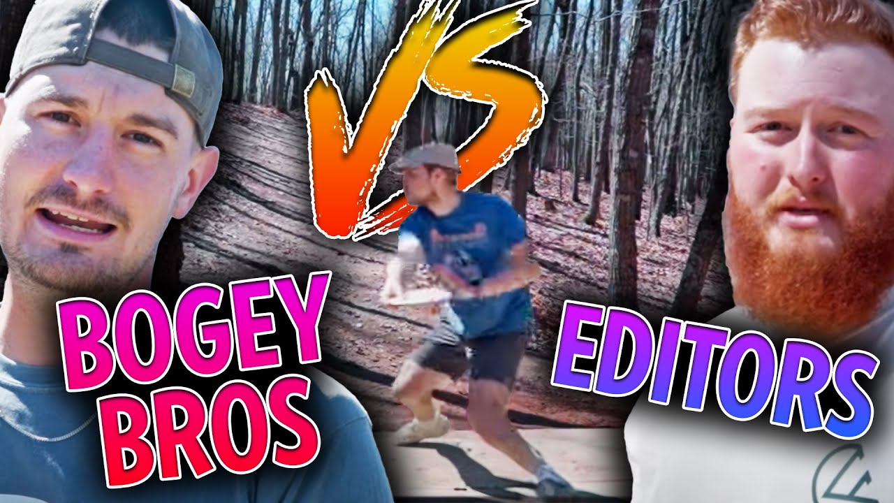 Can the Bogey Bros Beat the Editors if they Start at 8 Under?! | Disc Golf Challenge