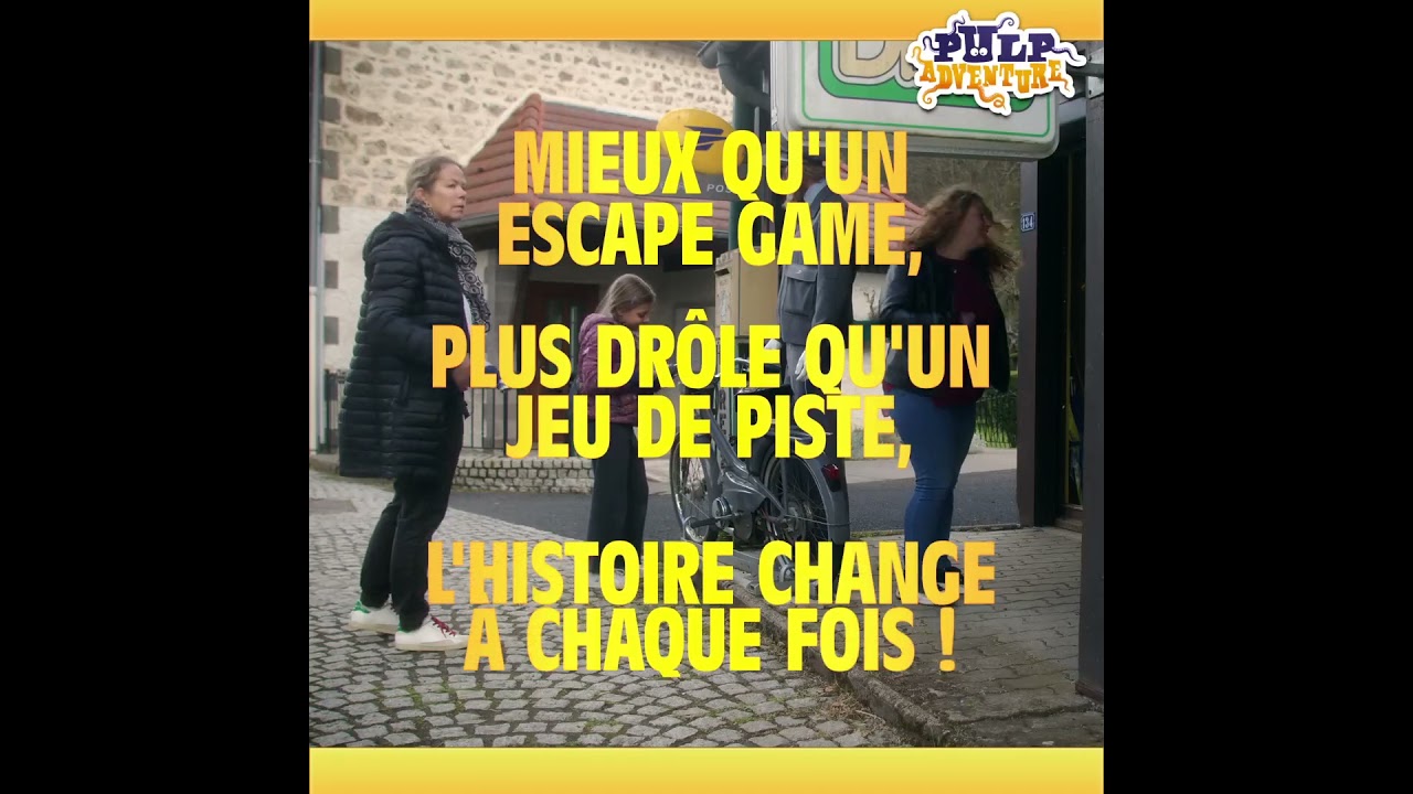 Nouveau jeu interactif Pulp adventure en Combrailles Auvergne