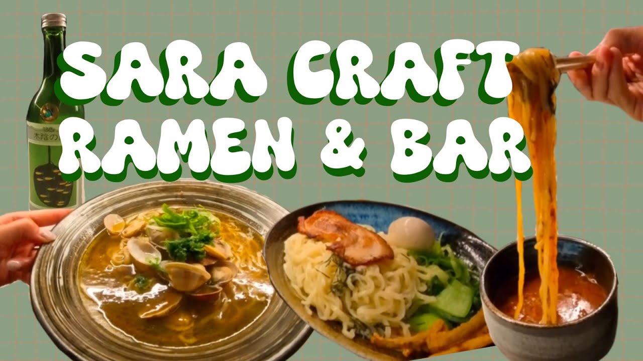 BEST RAMEN in Melbourne CBD - Sara Craft Ramen & Bar | 멜번 라멘 맛집 추천