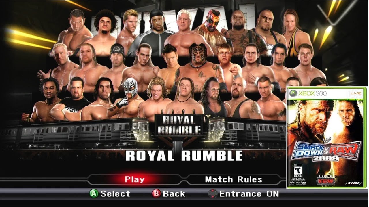 WWE SmackDown vs. Raw 2009 | 30-man Royal Rumble | 169