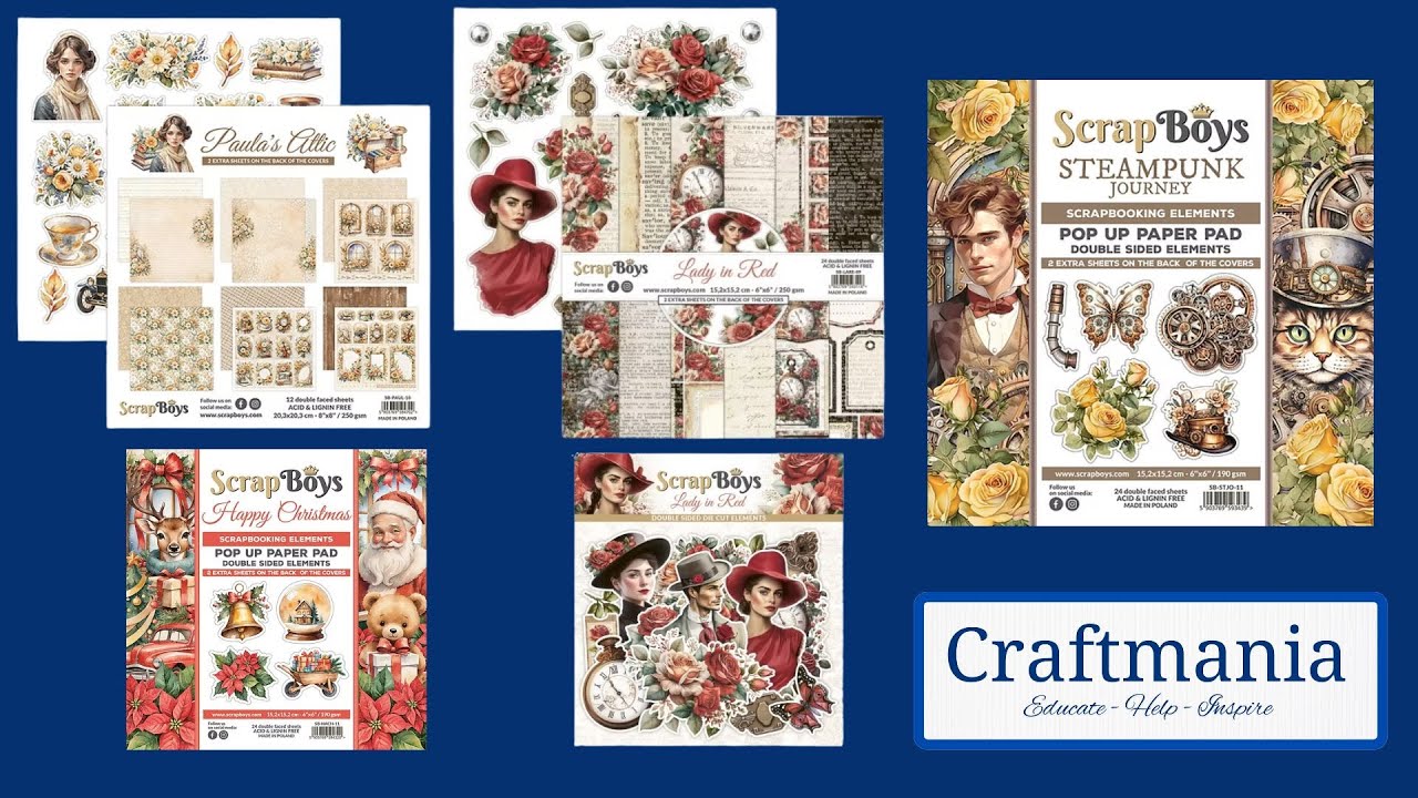 Even More... New Scrap Boys Paper Pads