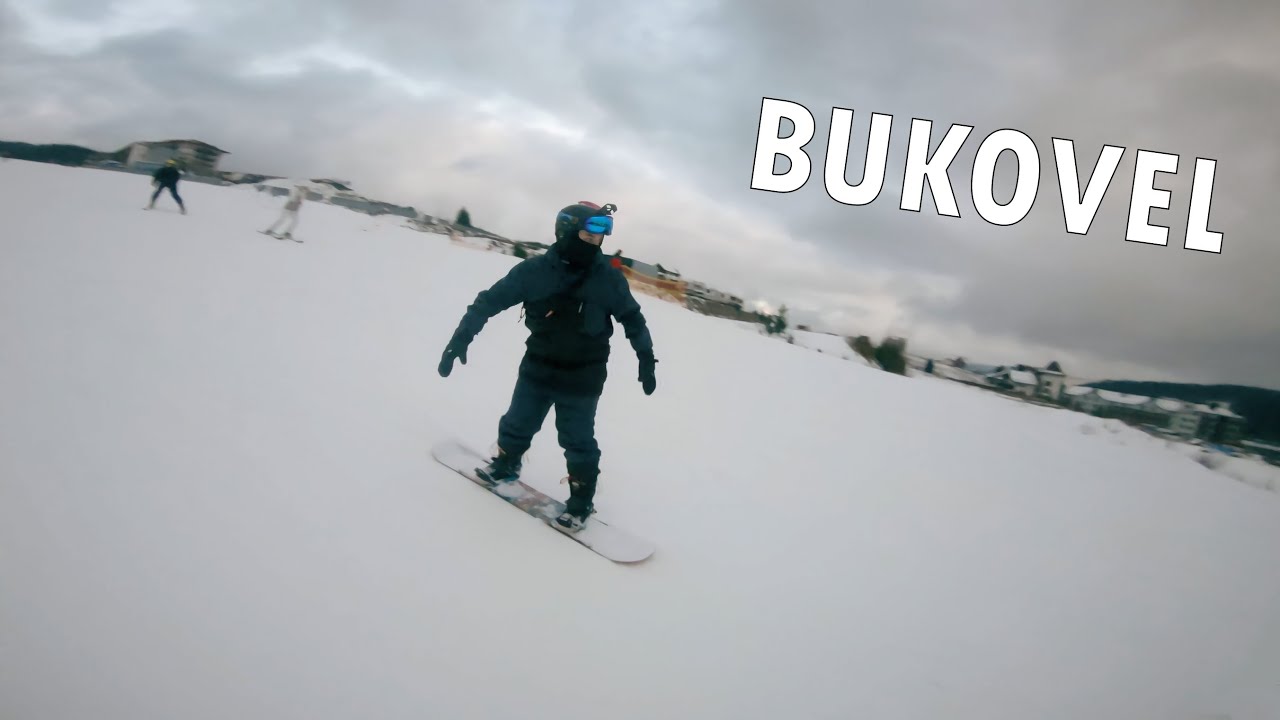 Ski season in Bukovel filmed on a Racing Drone/ Горнолыжный курорт Буковель