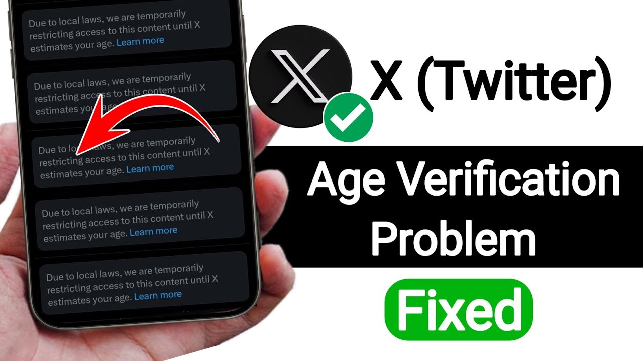 How To Fix Age Verification Problem On X (Twitter) 2026 | Age Verification Pop Up Not Going Away