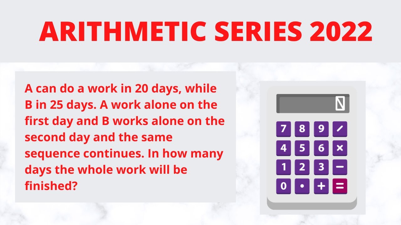 | Arithmetic Series | Bank Exam | IBPS PO | SBI PO | RRB | IBPS CLERK | LIC | CAT | MAT |