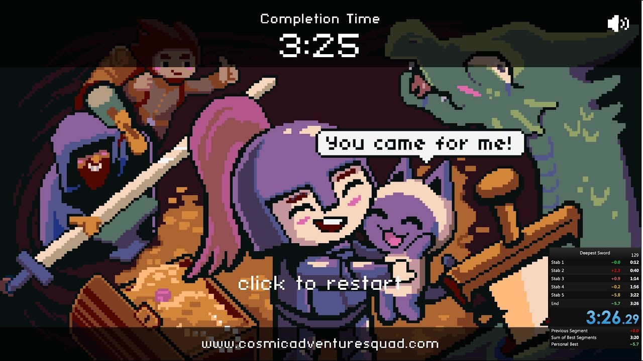 Deepest Sword Speedrun - 3:25 PB