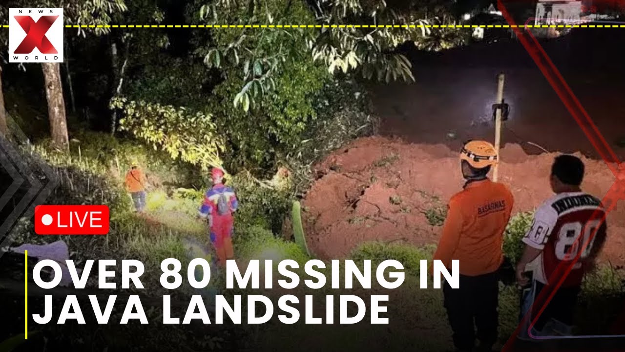 Indonesia Landslide LIVE : Indonesia Landslide Kills Eight, Over 80 Missing in Java | NewsX World
