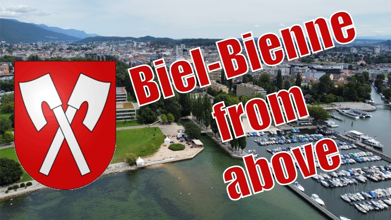 Biel-Bienne la Biellingue #drone #vol #bienne #biel #paysage #vidéo #photo #4k #suisse #bielersee