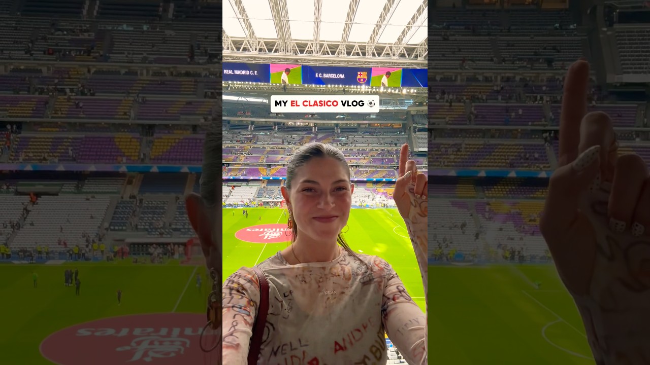 I Went To Real Madrid vs FC Barcelona 😱⚽️