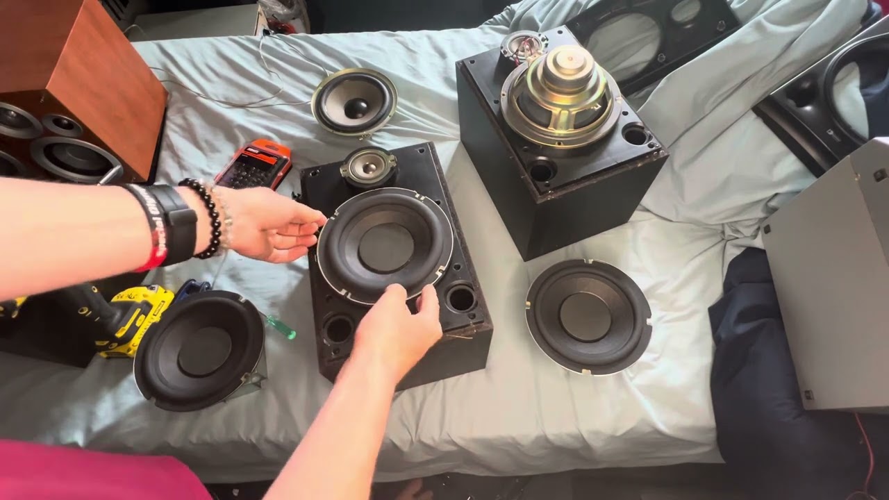What&rsquo;s Inside the Yamaha NX-GX5 speakers/replacing the woofers