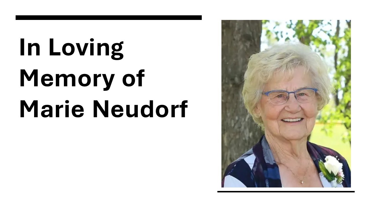Funeral Service for Marie Neudorf