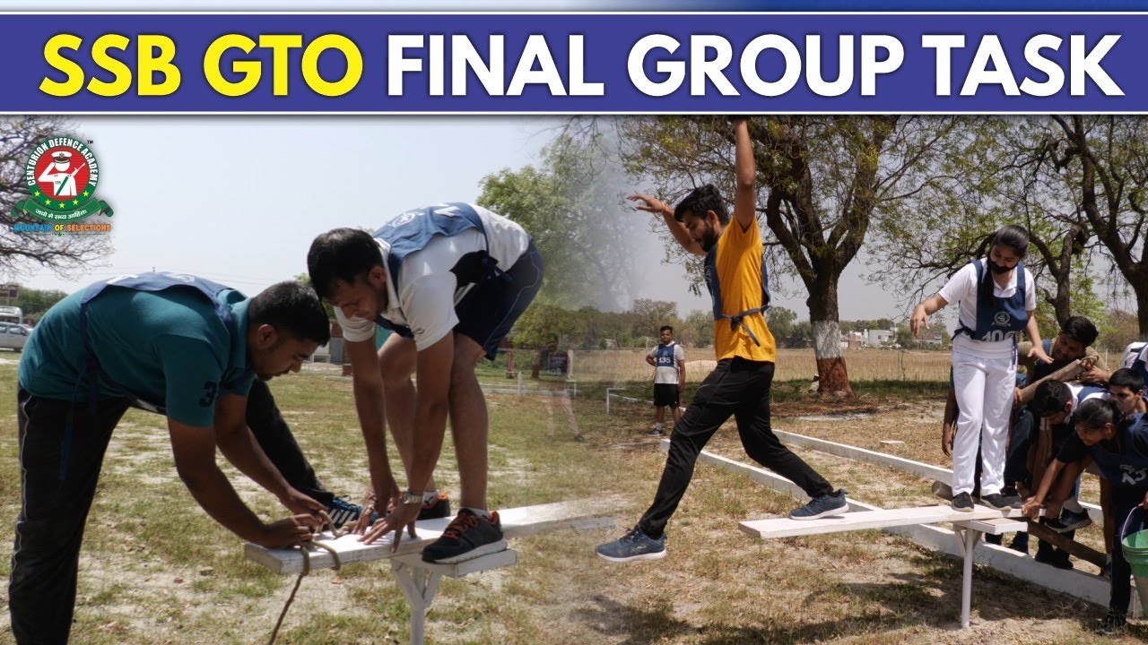 SSB GTO Final Group Task Practice | FGT Procedure and Tips | Best SSB Coaching in India