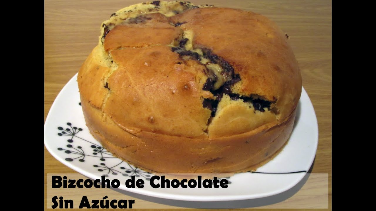 BIZCOCHO DE CHOCOLATE SIN AZUCAR