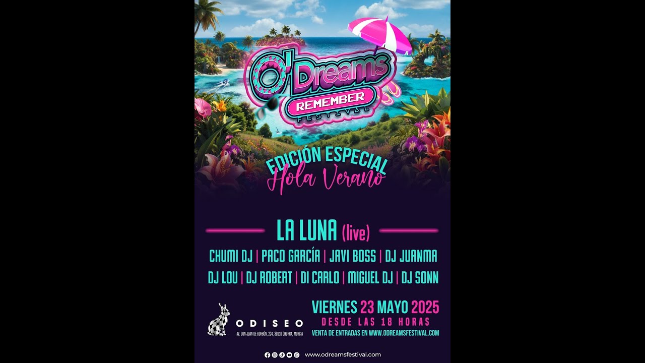 🌞 O’DREAMS REMEMBER FESTIVAL – Edición Especial 
