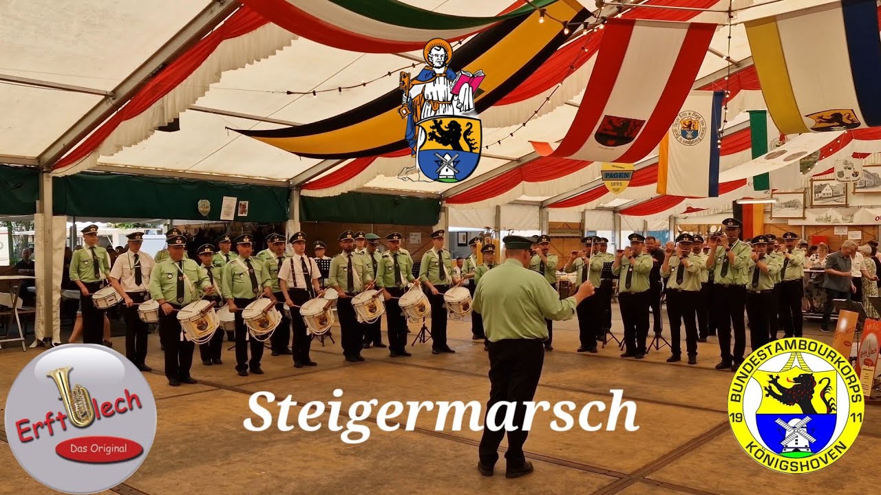 BTK Königshoven Blaskapelle Erftblech Steigermarsch Schützenfest Königshoven 2023