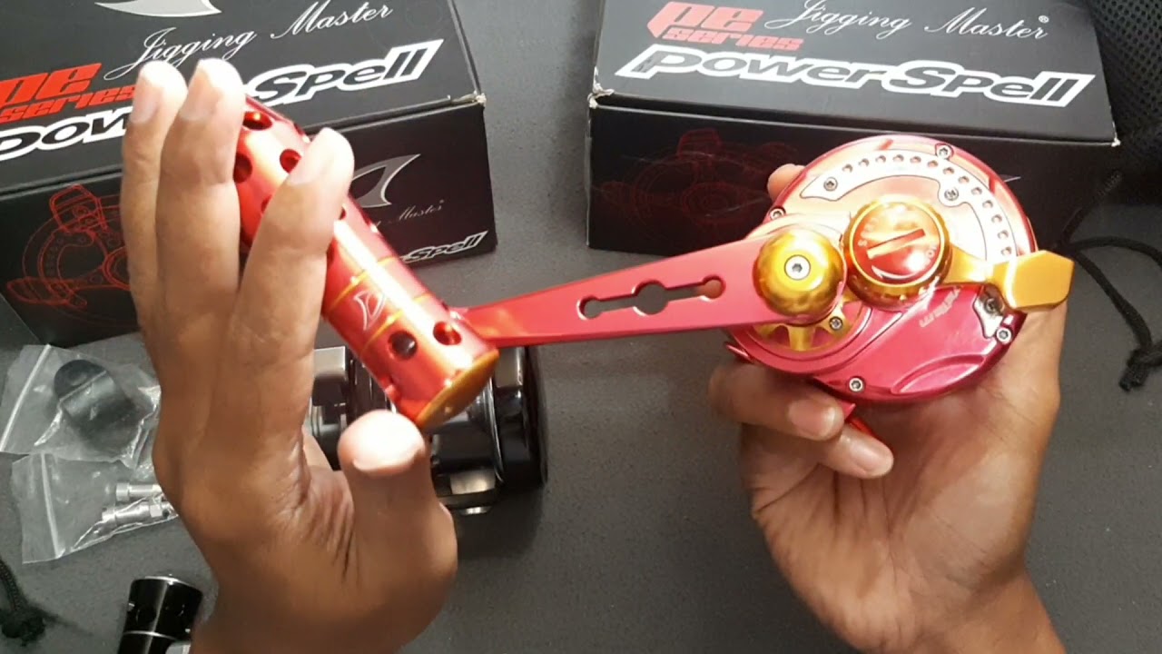 REEL JIGGING MASTER POWER SPELL PE 5N (NAROW) VS PE 5