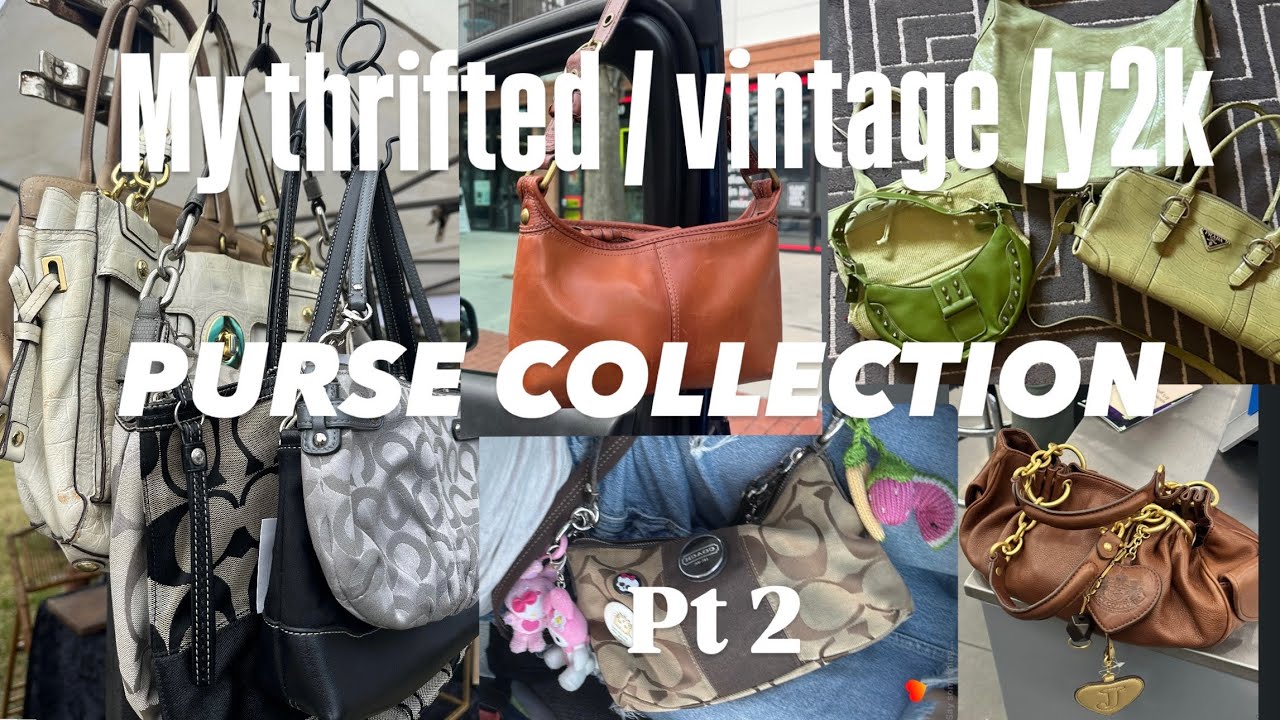 My thrifted y2k purse collection! Pt 2
