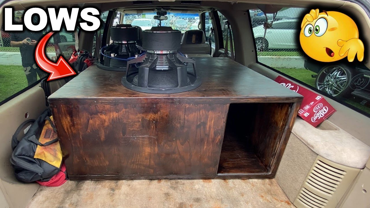 20 CUBE SUBWOOFER BOX LOW TUNED MONSTER!