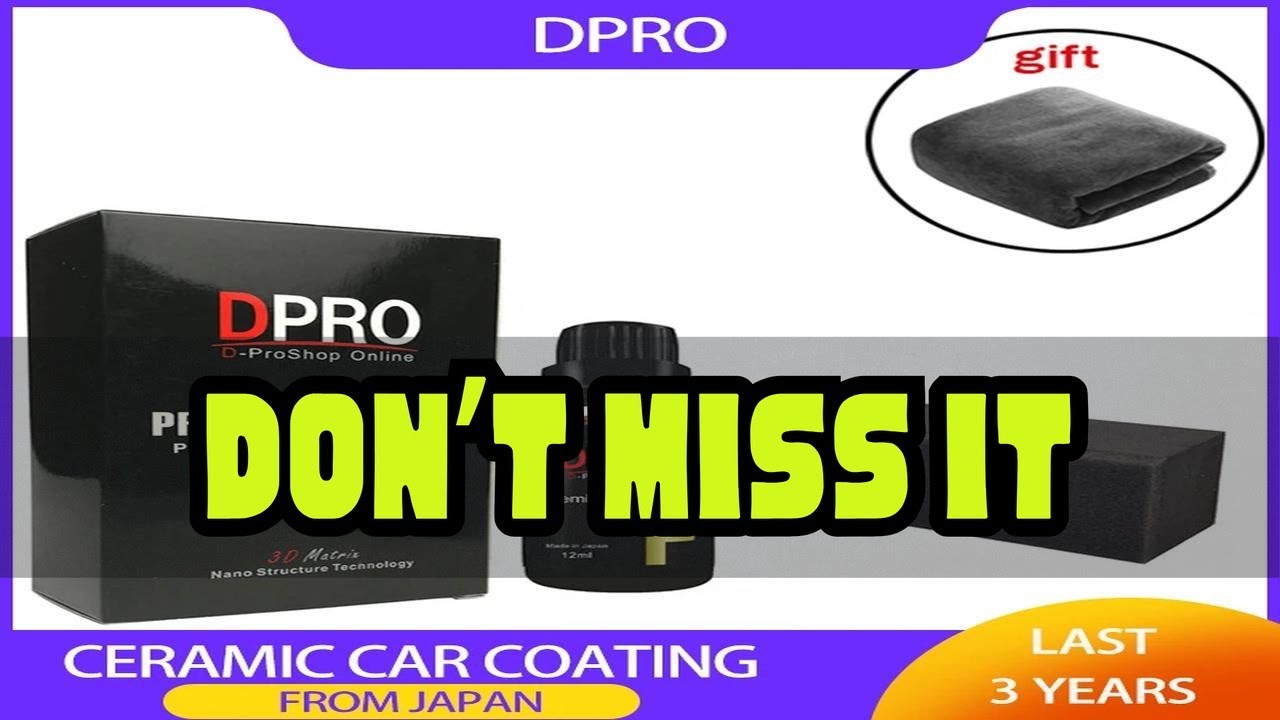 DPRO Ceramic Car Coating Paint Care Liquid Glass Coats Fluorine Nano Super Hydrophobic Coating Auto