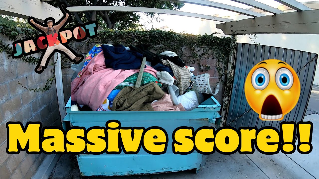 DUMPSTER DIVING - I FOUND A MASSIVE SCORE !!