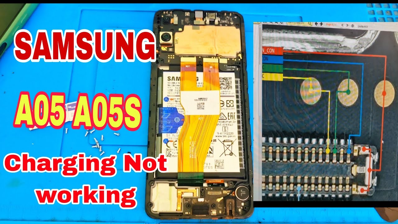 SAMSUNG A05 05S Charging problems ✅ 100%