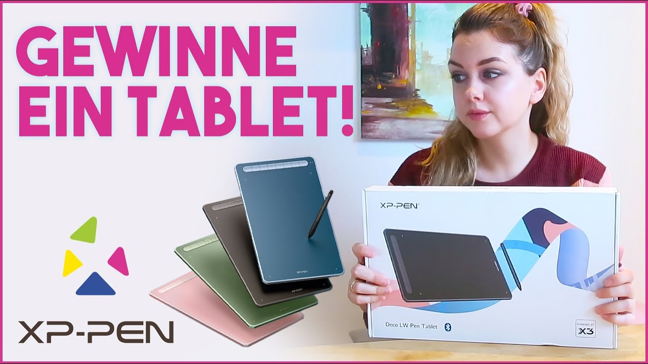 Grafiktablett im Test: XP-Pen Deco LW | Bluetooth Pen Tablet | DEUTSCH