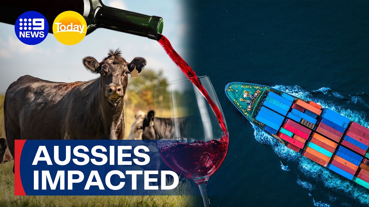 Aussie producers to feel Trump's tariffs | 9 News Australia