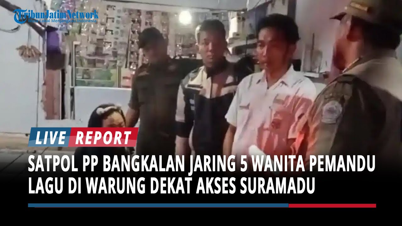 Satpol PP Bangkalan Jaring 5 Wanita Pemandu Lagu dari Warung Penyedia Karaoke di Akses Suramadu