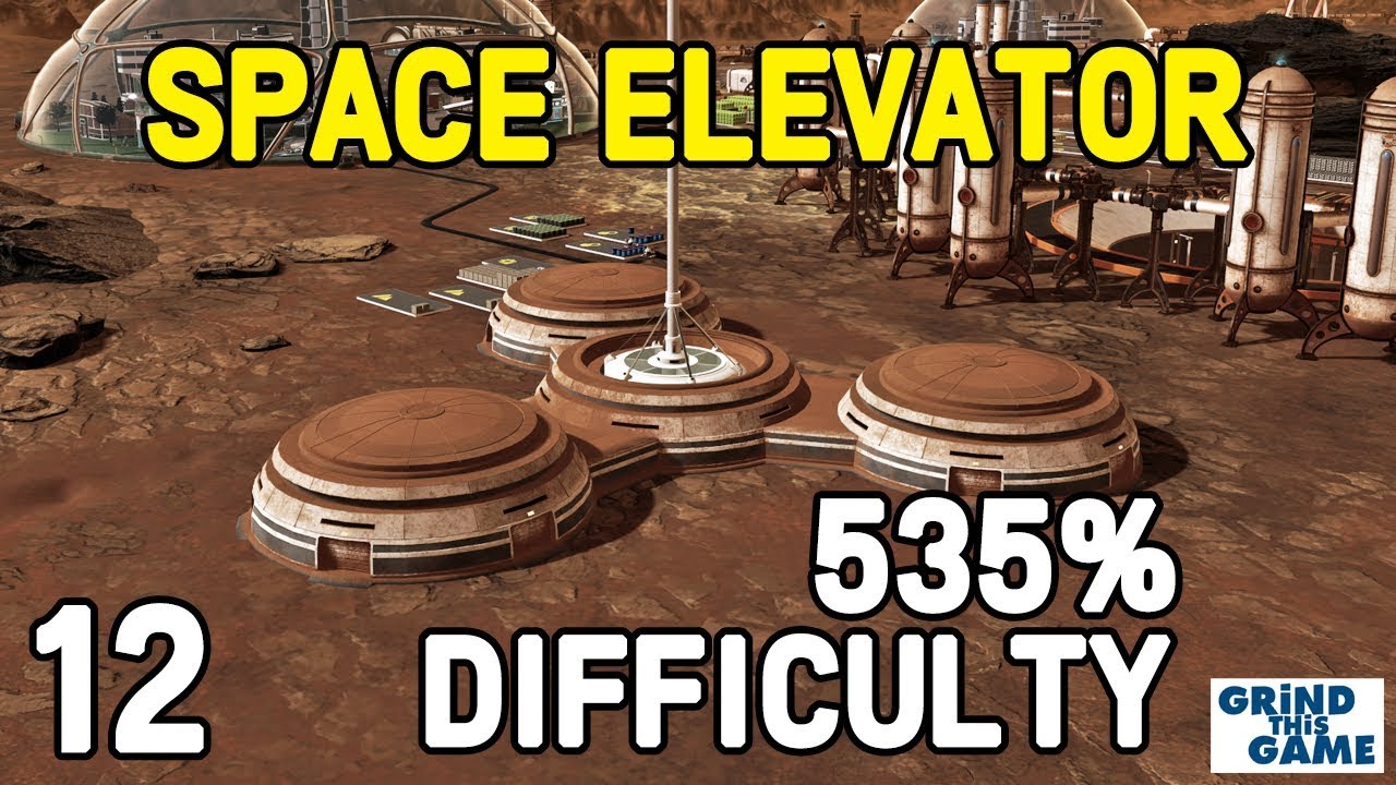 Surviving Mars - SPACE ELEVATOR WONDER #12 - (535%) DIFFICULTY Playthrough [4k]