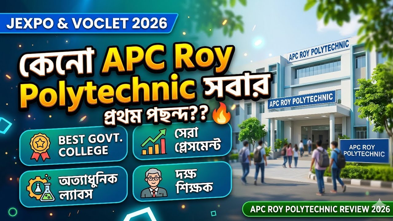 JEXPO & VOCLET 2026: কেনো APC Roy Polytechnic সবার প্রথম পছন্দ? 🔥 | APC Roy Polytechnic Review 2026