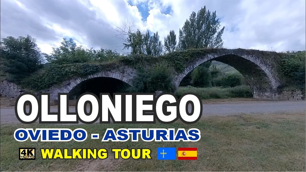 Pueblo de OLLONIEGO ✳️  en OVIEDO ASTURIAS #walkingtour