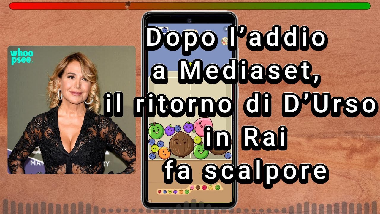 Dopo l&rsquo;addio a Mediaset, il ritorno di D&rsquo;Urso in Rai fa scalpore