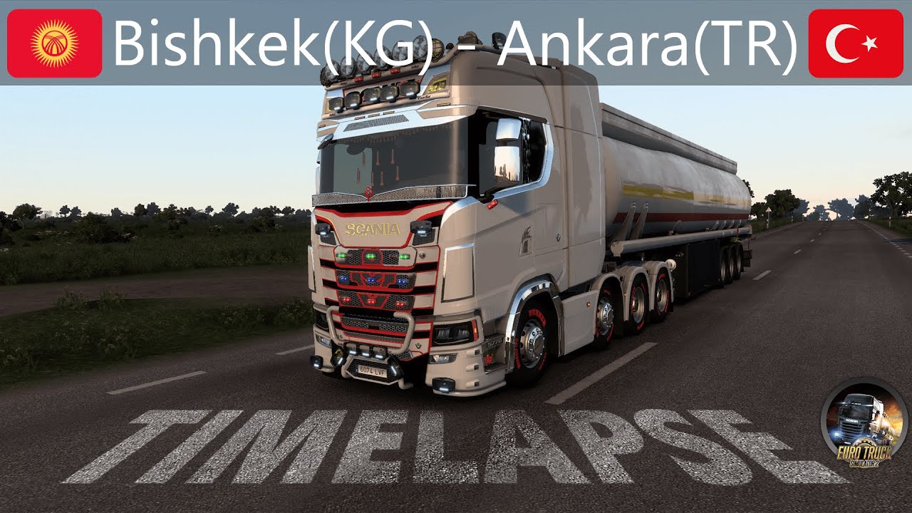 Unbelievable Journey: From Kyrgyzstan to Turkiye in Timelapse! #ets2
