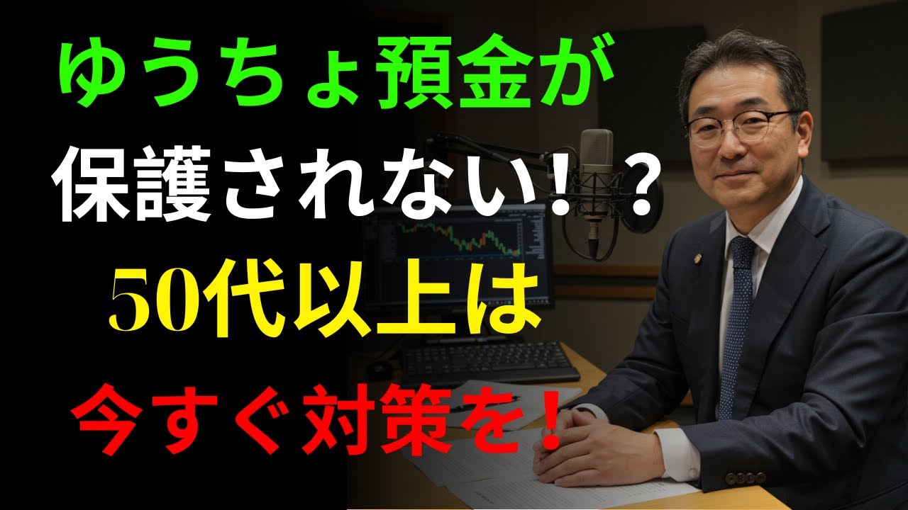 【緊急警告】ゆうちょの預金が保護外に？50代以上が今すぐやるべき3つのこと｜金融知識｜老後の知恵｜節約術｜一人暮らし｜人生の教訓