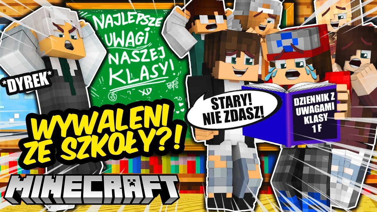 😆📖 SZKOLNE UWAGI?! *wywalą nas?!*  | MINECRAFT EKSTRA SZKOŁA! | Luferek