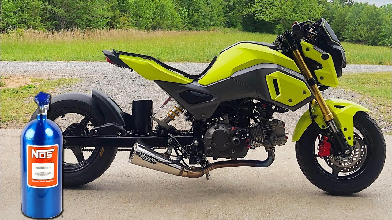 Nitrous Honda Grom  Vs Turbo Grom Dyno