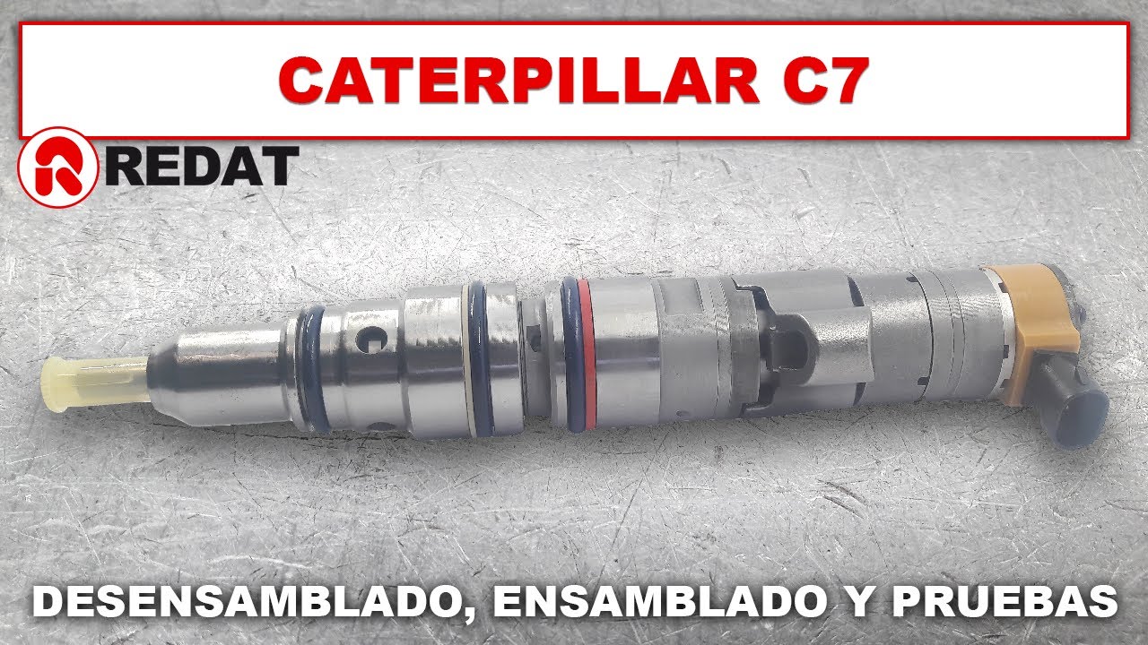 Caterpillar C7 desensamblado, ensamblado y pruebas
